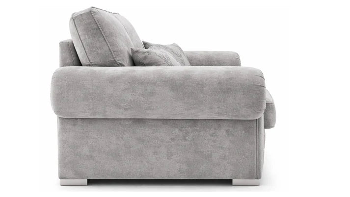 Verona Sofa Set 2 & 3 Seater | Light Grey Fabric Sofa