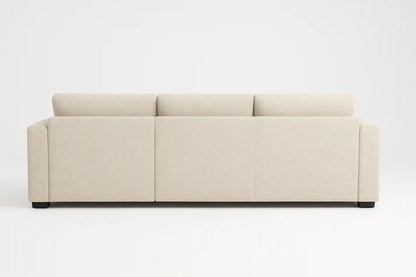 Kingston L-Shape Sectional Sofa – Cream Beige | Modern Minimalist Design