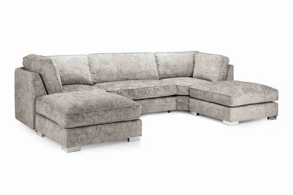 Bishop Truffle Fullback U-Shape Corner Sofa