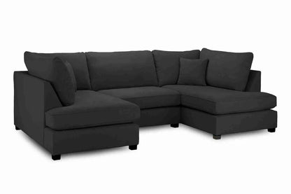 Carnaby Cinema U-Shape Sofa Black