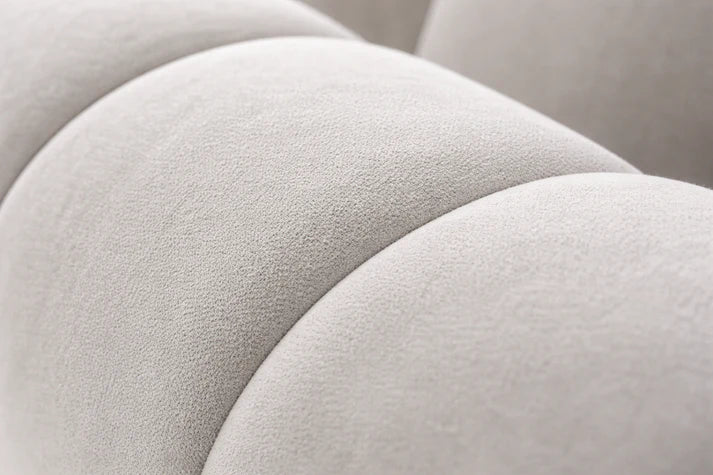 Lilly 3 +2 seater sofa with coffee table in Silver