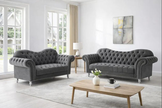 Elegance Chesterfield Italian 3+2 Sofa Set – Handcrafted Luxury