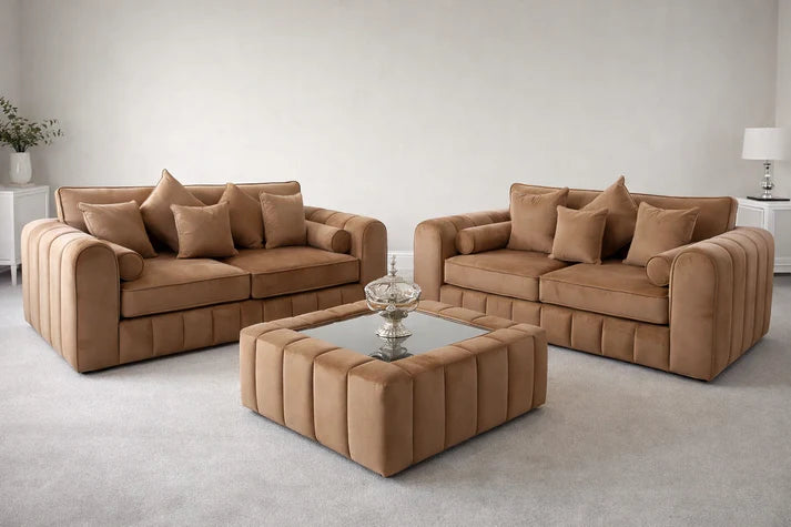 Lilly 3+2 Seater Sofa Set with Coffee Table