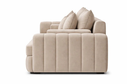 Lilly 3 + 2 Seater Sofa Set with Coffee Table – Beige