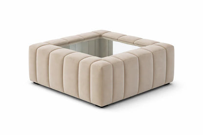 Lilly 3 + 2 Seater Sofa Set with Coffee Table – Beige