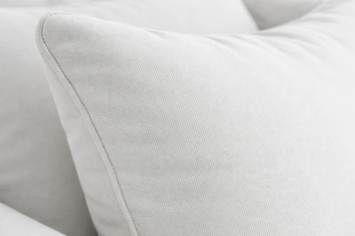 Dylon 3+2 Sofa Set in Off-White with Footstool