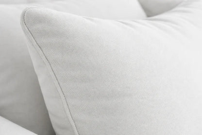 Dylon 3+2 Sofa Set in Off-White with Footstool