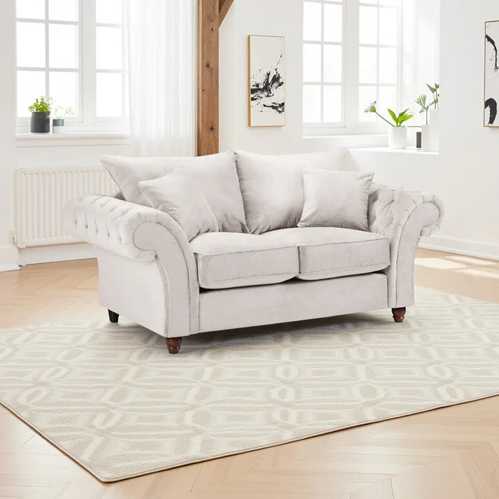 Windsor Fullback Sofa Stone 2 Seater