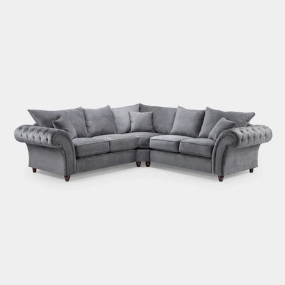 Windsor Fullback Sofa Grey Large Corner
